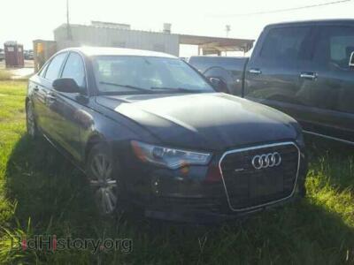 2015 Audi A6, black — VIN WAUGFAFC8FN018274, Copart