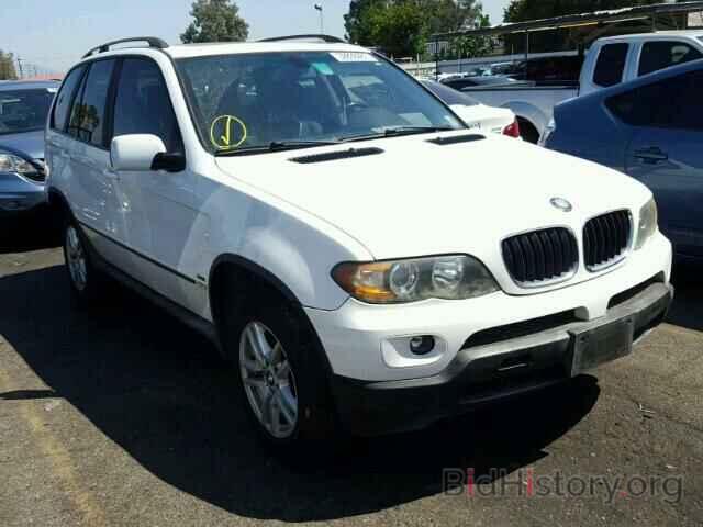 Photo 5UXFA13574LU25268 - BMW X5 2004