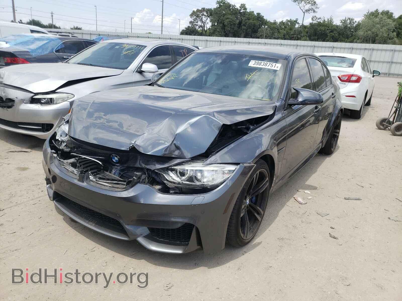 2016 BMW M3 - VIN: WBS8M9C58G5E68554 - Фото 2