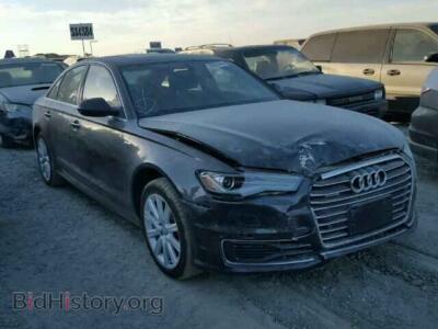2016 Audi A6 A6 Premium, черный — VIN WAUGFAFC8GN104394, Copart