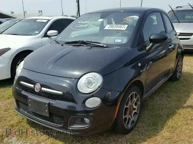 2012 FIAT 500 - VIN: 3C3CFFBR2CT115513 - Фото 2