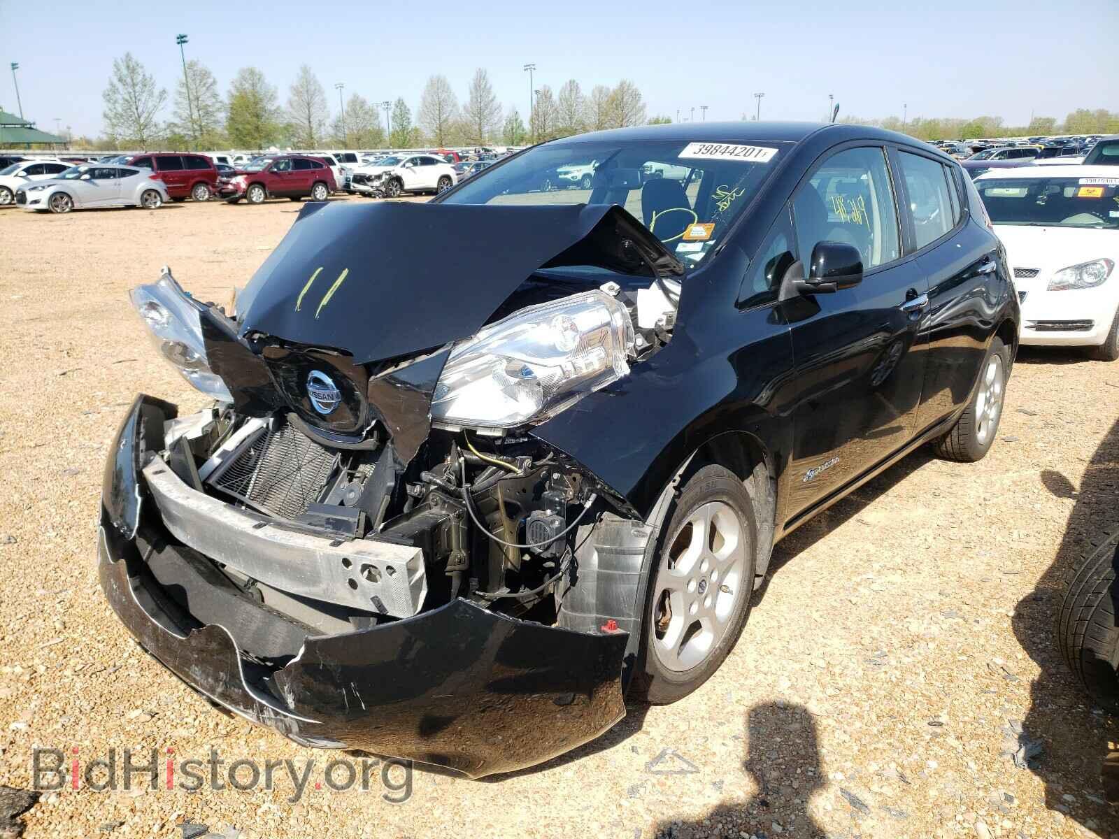 2013 NISSAN LEAF - VIN: 1N4AZ0CP2DC424292 - Фото 2