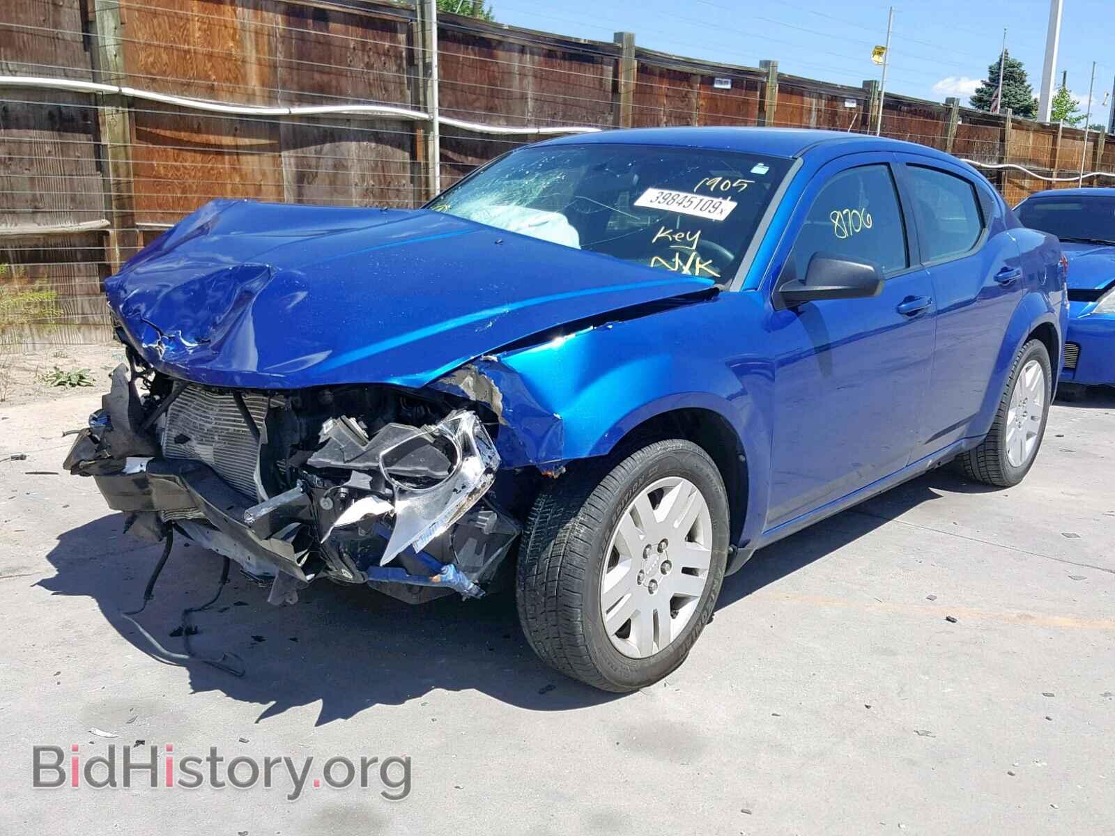 2013 DODGE AVENGER - VIN: 1C3CDZAG4DN766747 - Фото 2