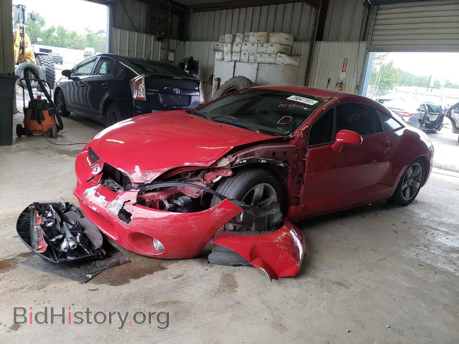 2006 MITSUBISHI ECLIPSE - VIN: 4A3AK34T66E004342 - Фото 2