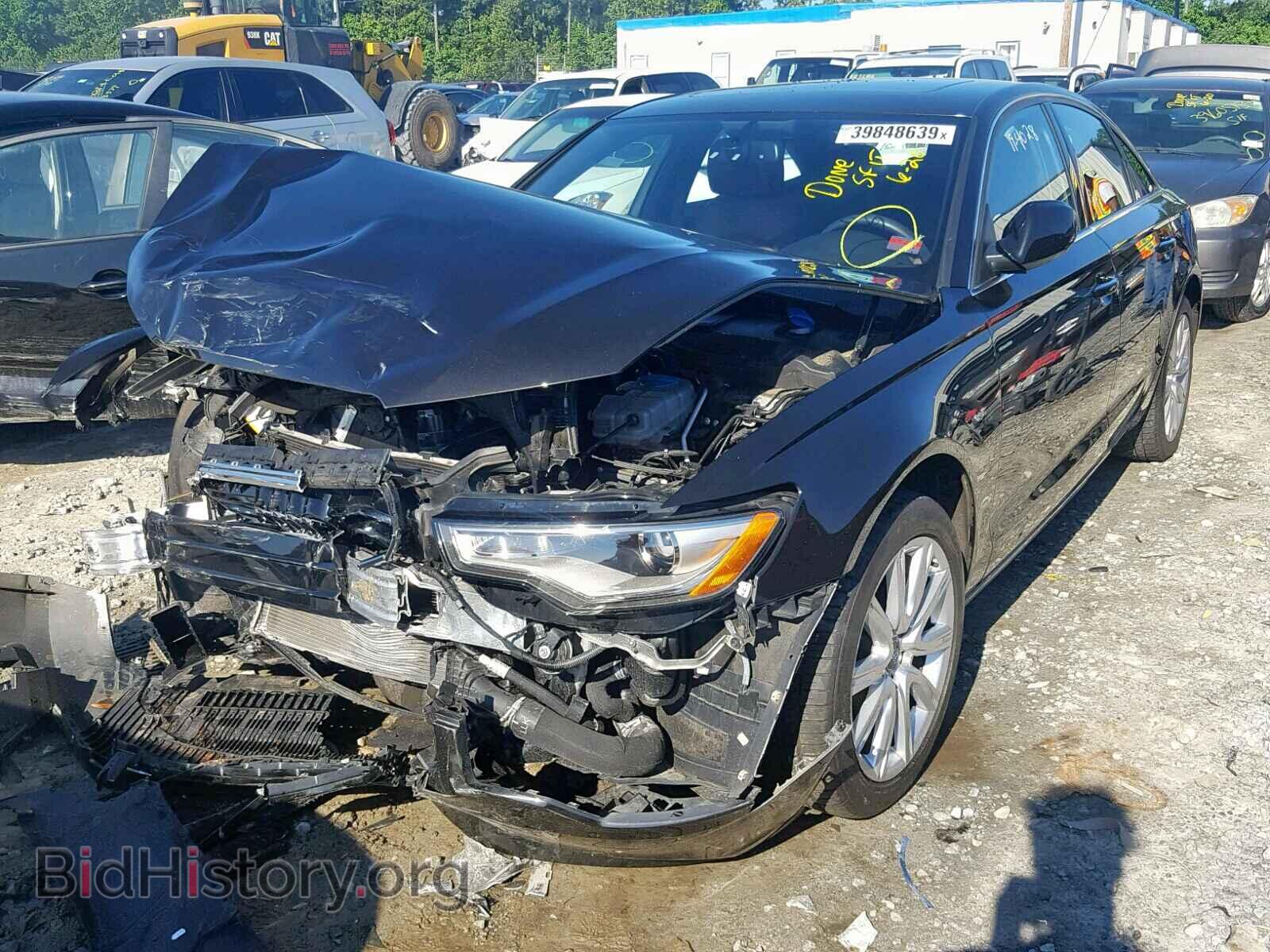 2013 AUDI A6 - VIN: WAUGFAFC9DN087553 - Фото 2