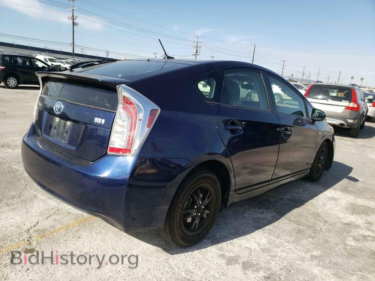 2013 TOYOTA PRIUS - VIN: JTDKN3DU7D1734062 - Фото 3