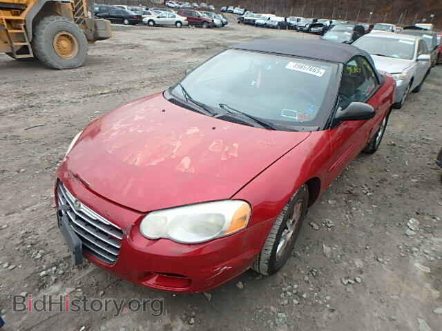 2004 CHRYSLER SEBRING - VIN: 1C3EL75R54N363825 - Фото 2