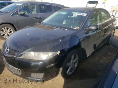 2008 Mazda 6 6 I, черный — VIN 1YVHP80C085M15030, Copart