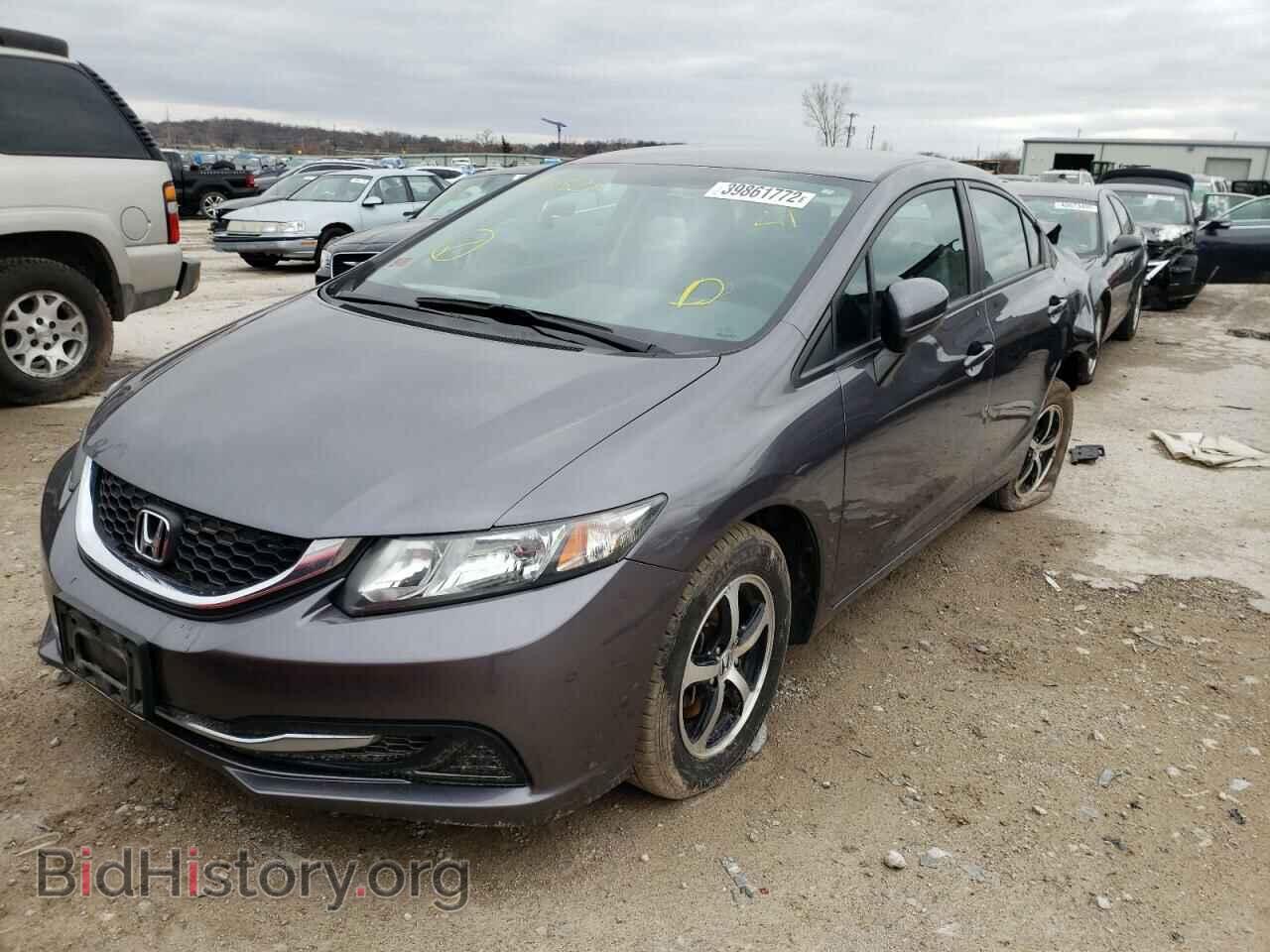 2015 HONDA CIVIC - VIN: 19XFB2F78FE100321 - Фото 2