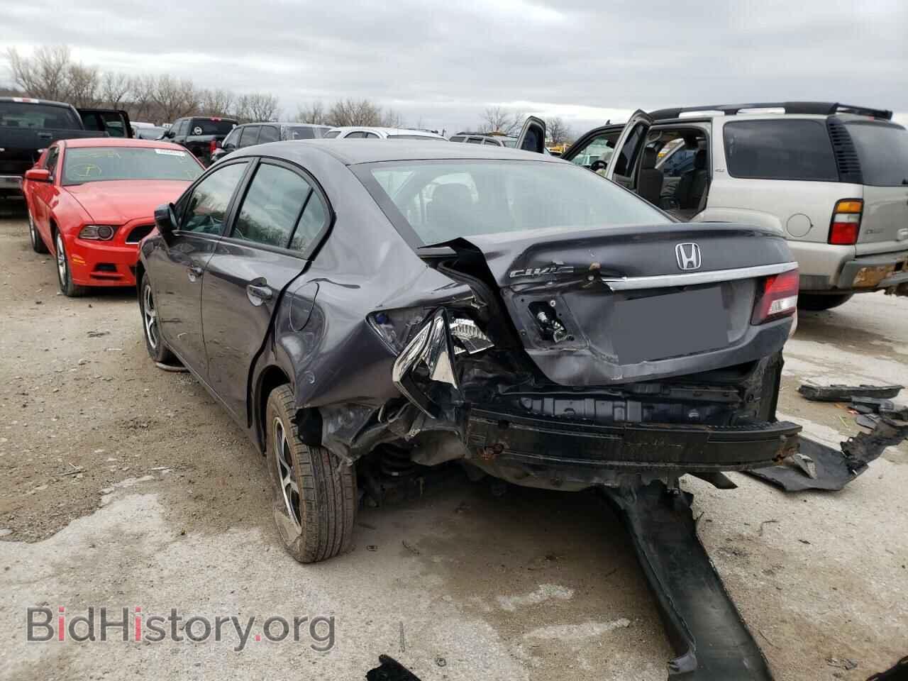 2015 HONDA CIVIC - VIN: 19XFB2F78FE100321 - Фото 3