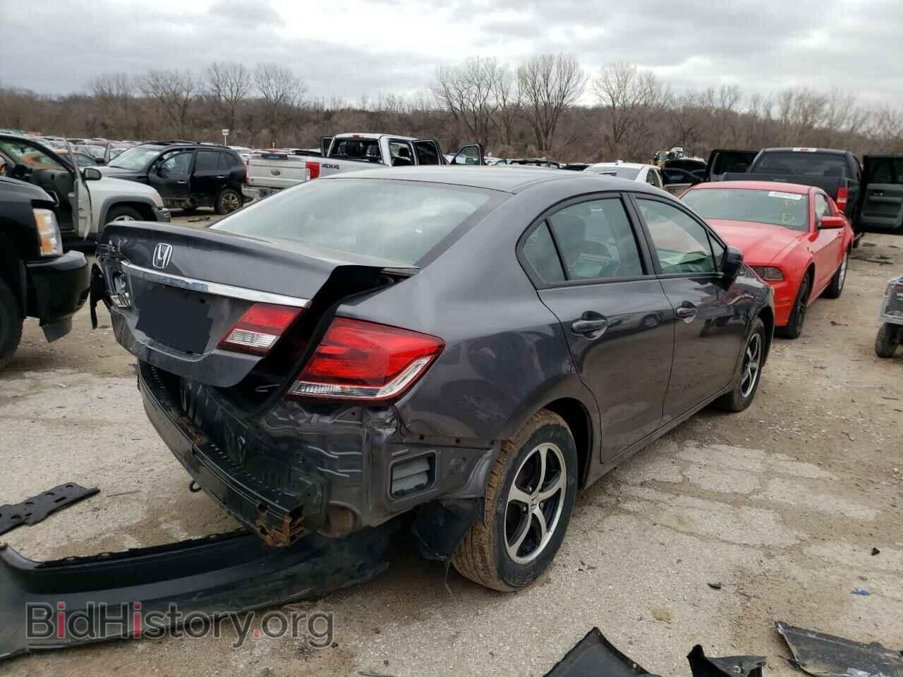 2015 HONDA CIVIC - VIN: 19XFB2F78FE100321 - Фото 4