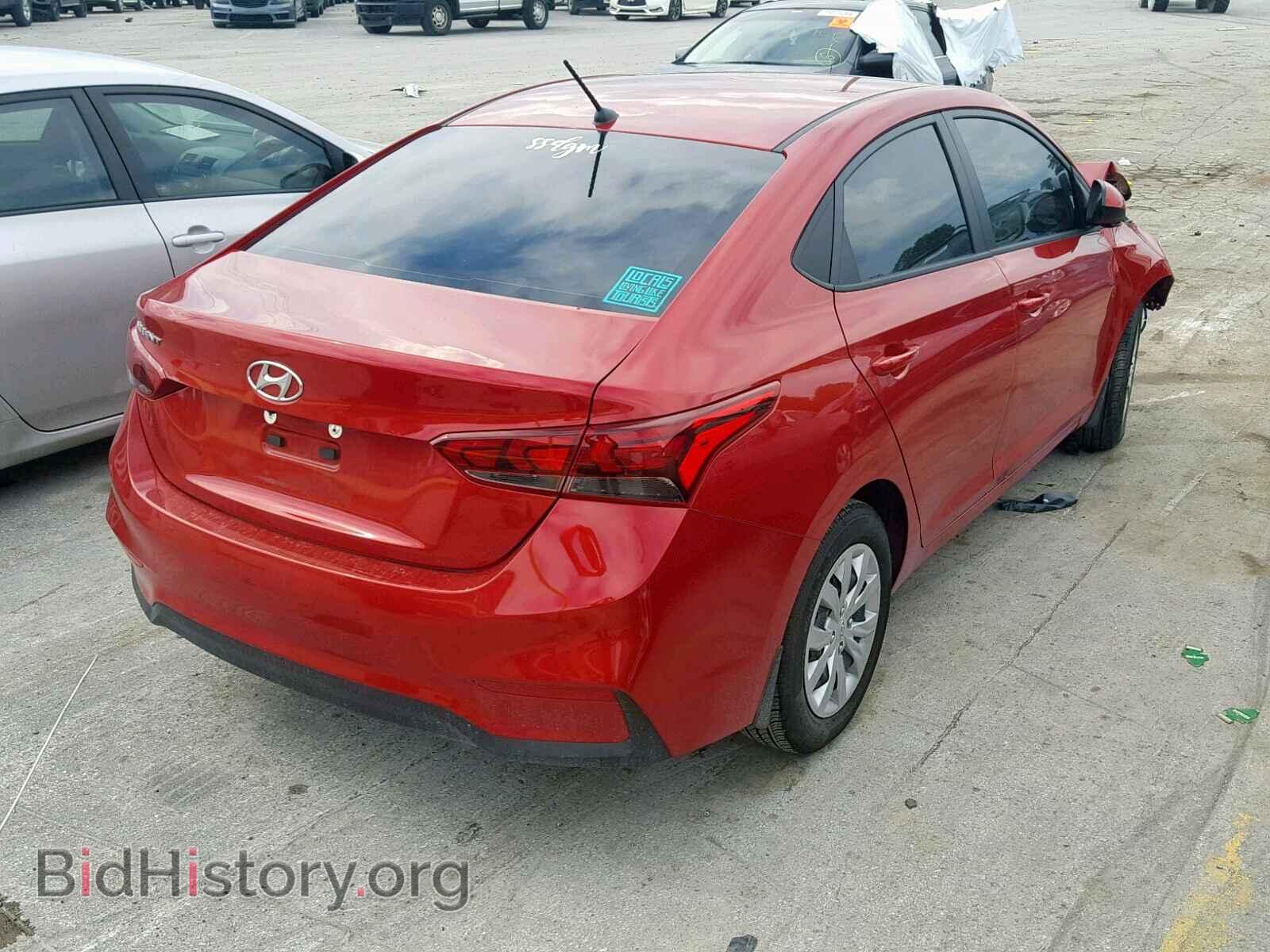 2019 HYUNDAI ACCENT - VIN: 3KPC24A31KE044882 - Фото 4
