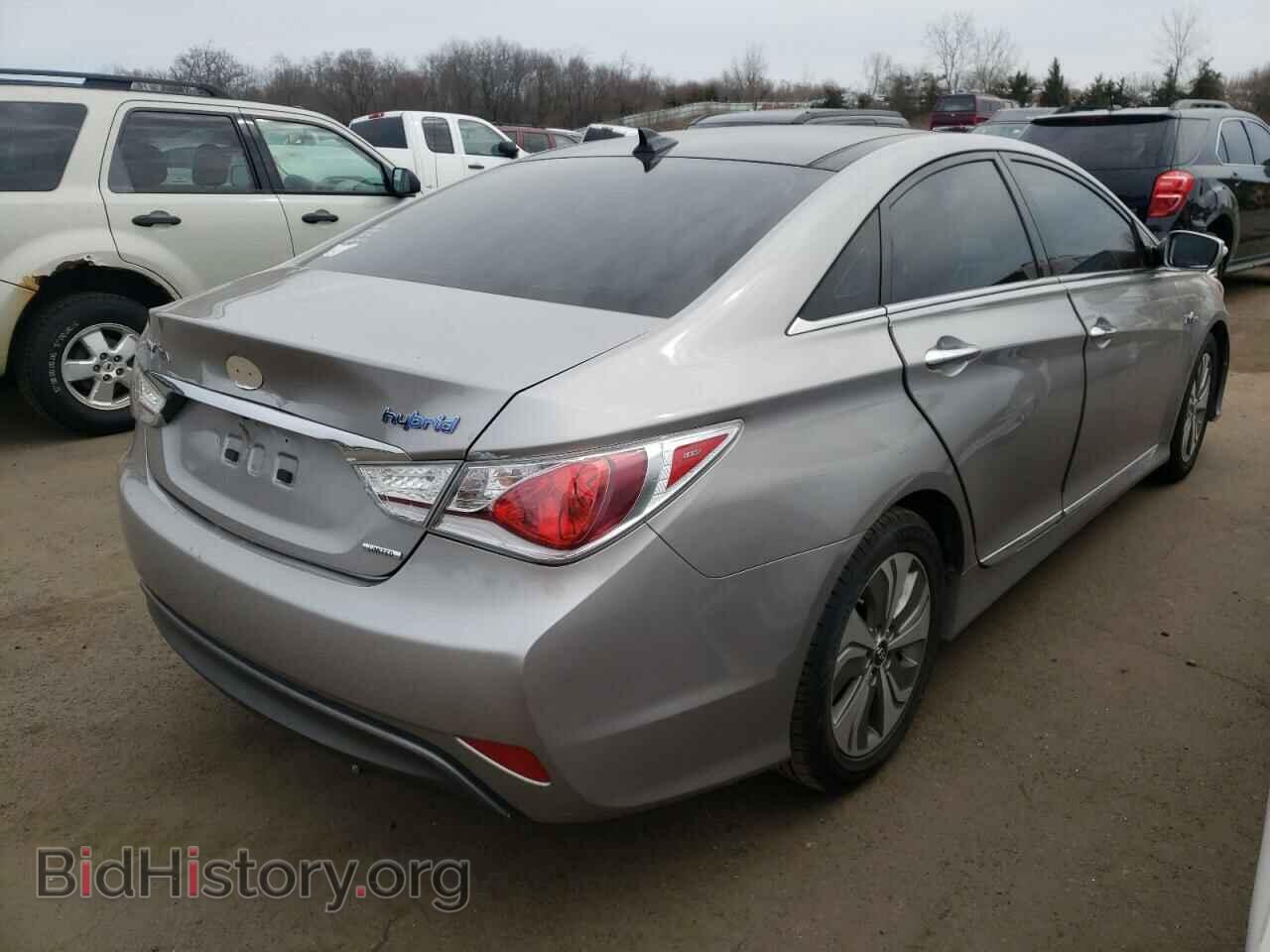 2014 HYUNDAI SONATA - VIN: KMHEC4A44EA107281 - Фото 4