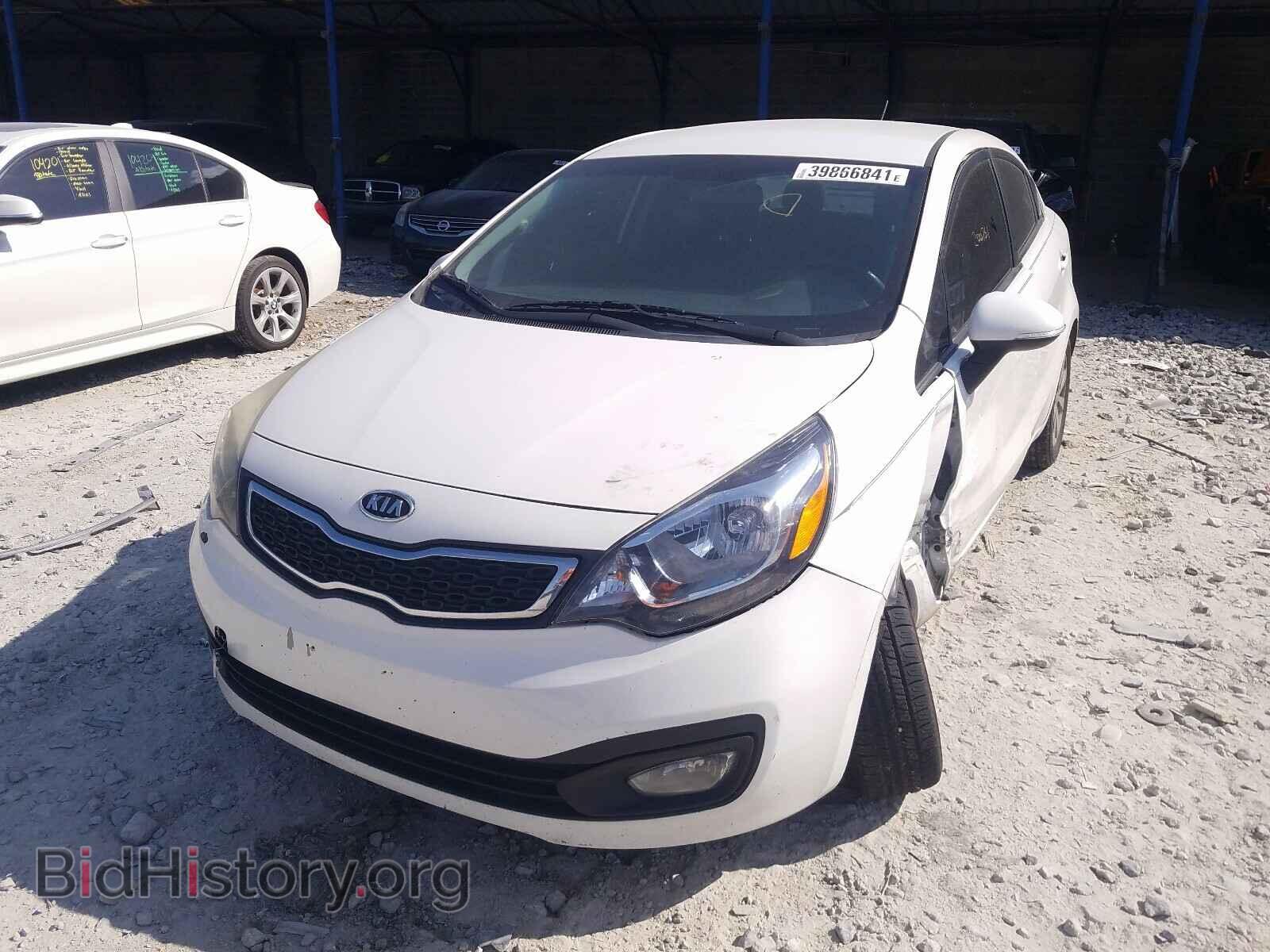 2012 KIA RIO - VIN: KNADN4A34C6050093 - Фото 2