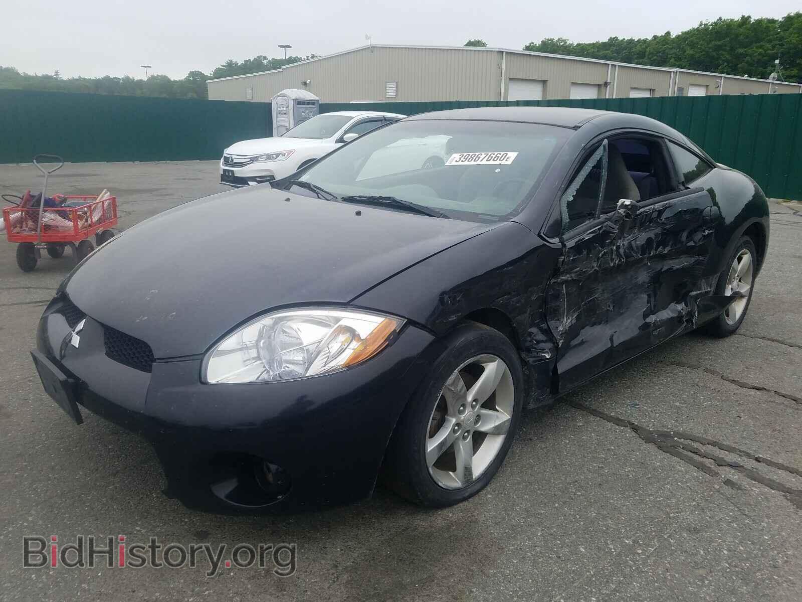 2008 MITSUBISHI ECLIPSE - VIN: 4A3AK24F78E009637 - Фото 2