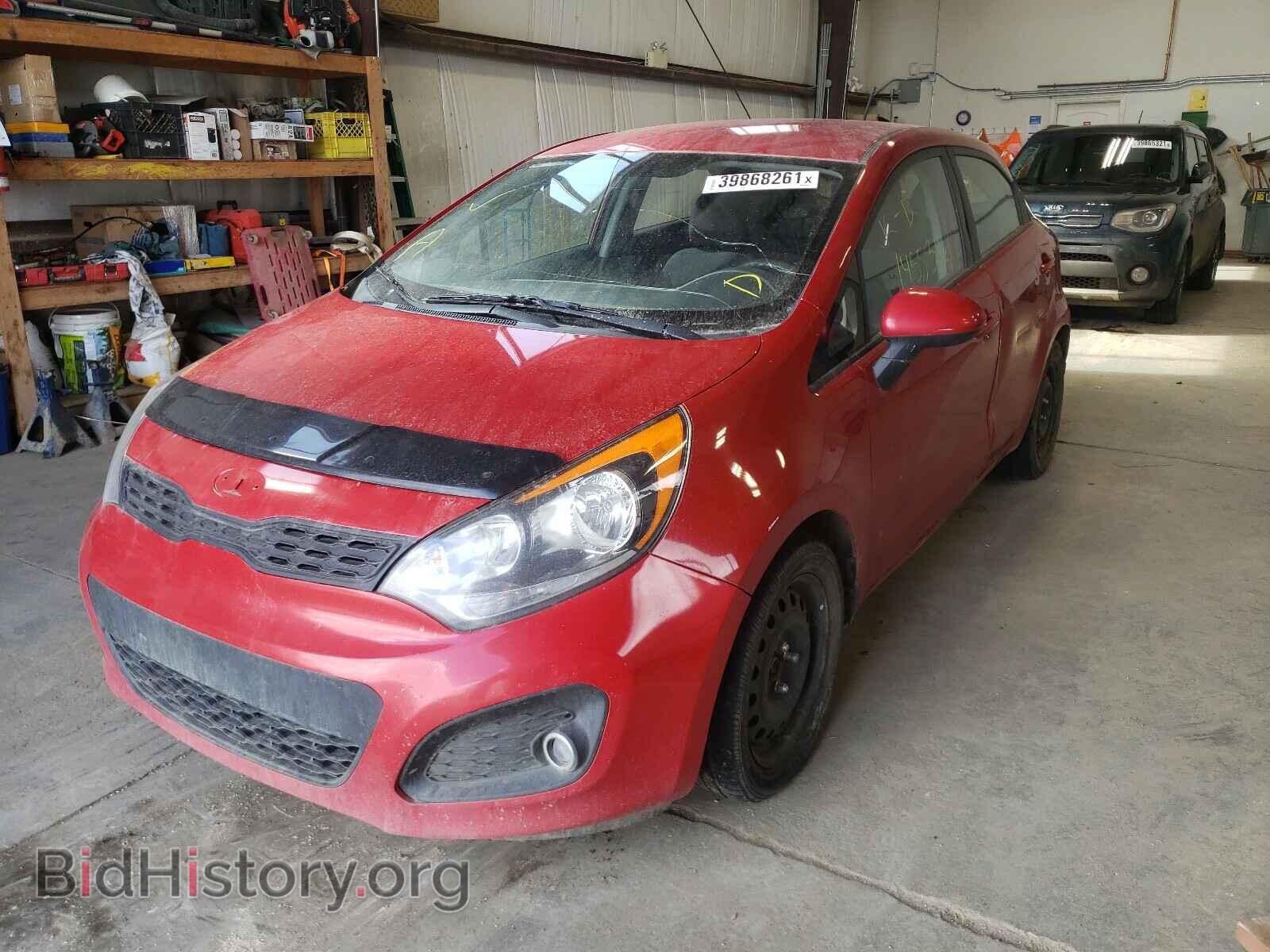 2013 KIA RIO - VIN: KNADM5A36D6883176 - Фото 2