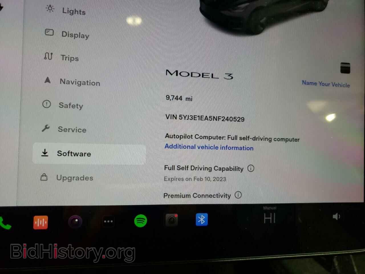 2022 TESLA MODEL 3 - VIN: 5YJ3E1EA5NF240529 - Фото 9