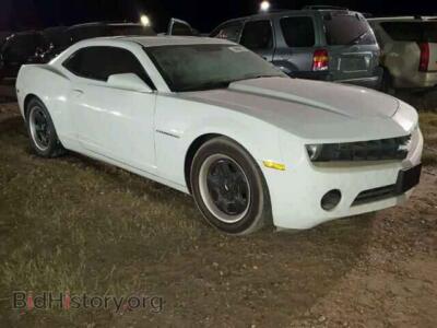2011 Chevrolet CAMARO, white — VIN 2G1FA1ED5B9142192, Copart