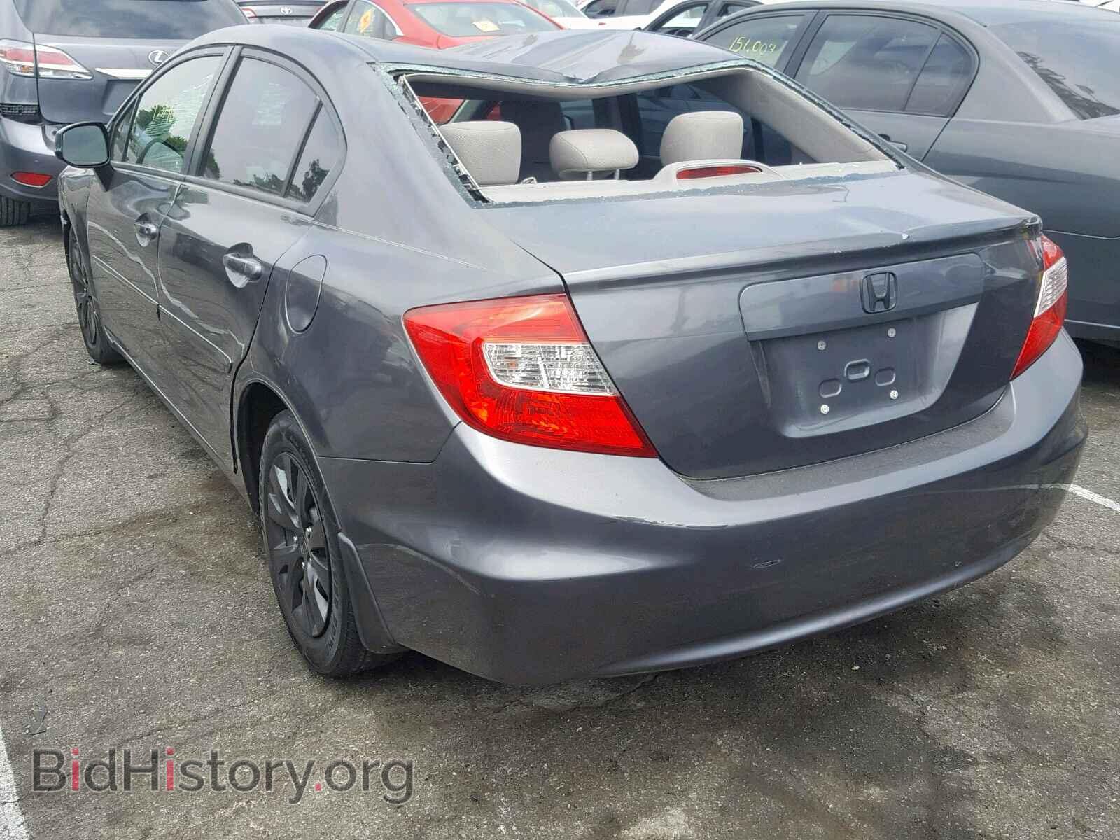2012 HONDA CIVIC LX - VIN: 2HGFB2F57CH584109 - Фото 3