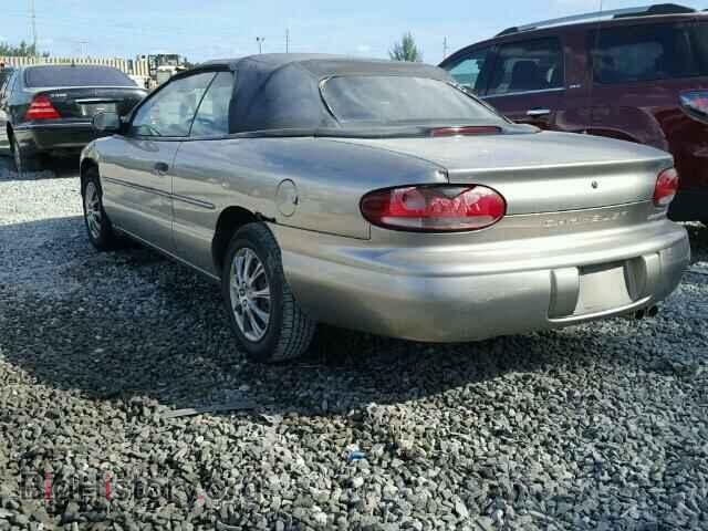 1999 CHRYSLER SEBRING - VIN: 3C3EL45H3XT203954 - Фото 3
