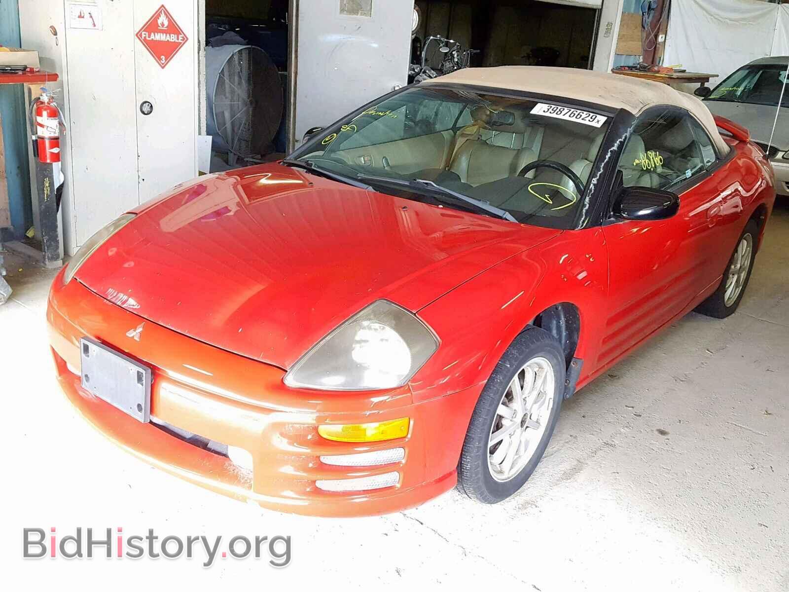 2001 MITSUBISHI ECLIPSE - VIN: 4A3AE35G41E004101 - Фото 2