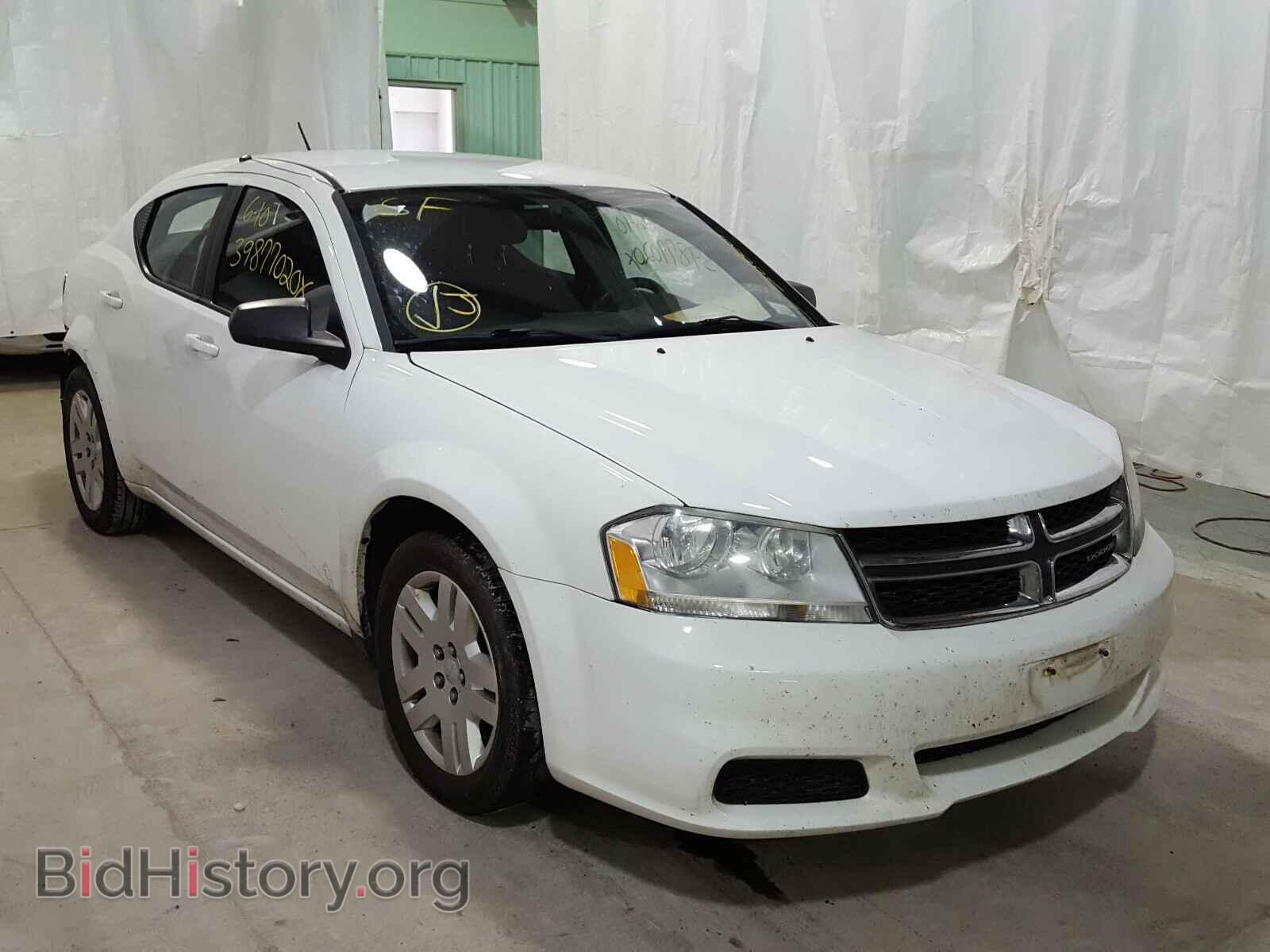 Фотография 1C3CDZAB5EN113544 - DODGE AVENGER 2014