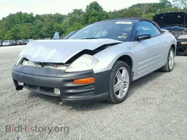 2002 MITSUBISHI ECLIPSE - VIN: 4A3AE45G02E039709 - Фото 2