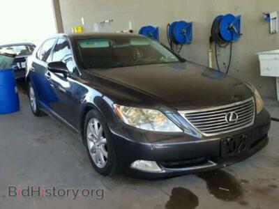2007 Lexus LS, черный — VIN JTHBL46FX75028094, Copart