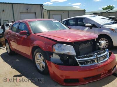2011 Dodge AVENGER Avenger MA, red — VIN 1B3BD1FB5BN520326, Copart