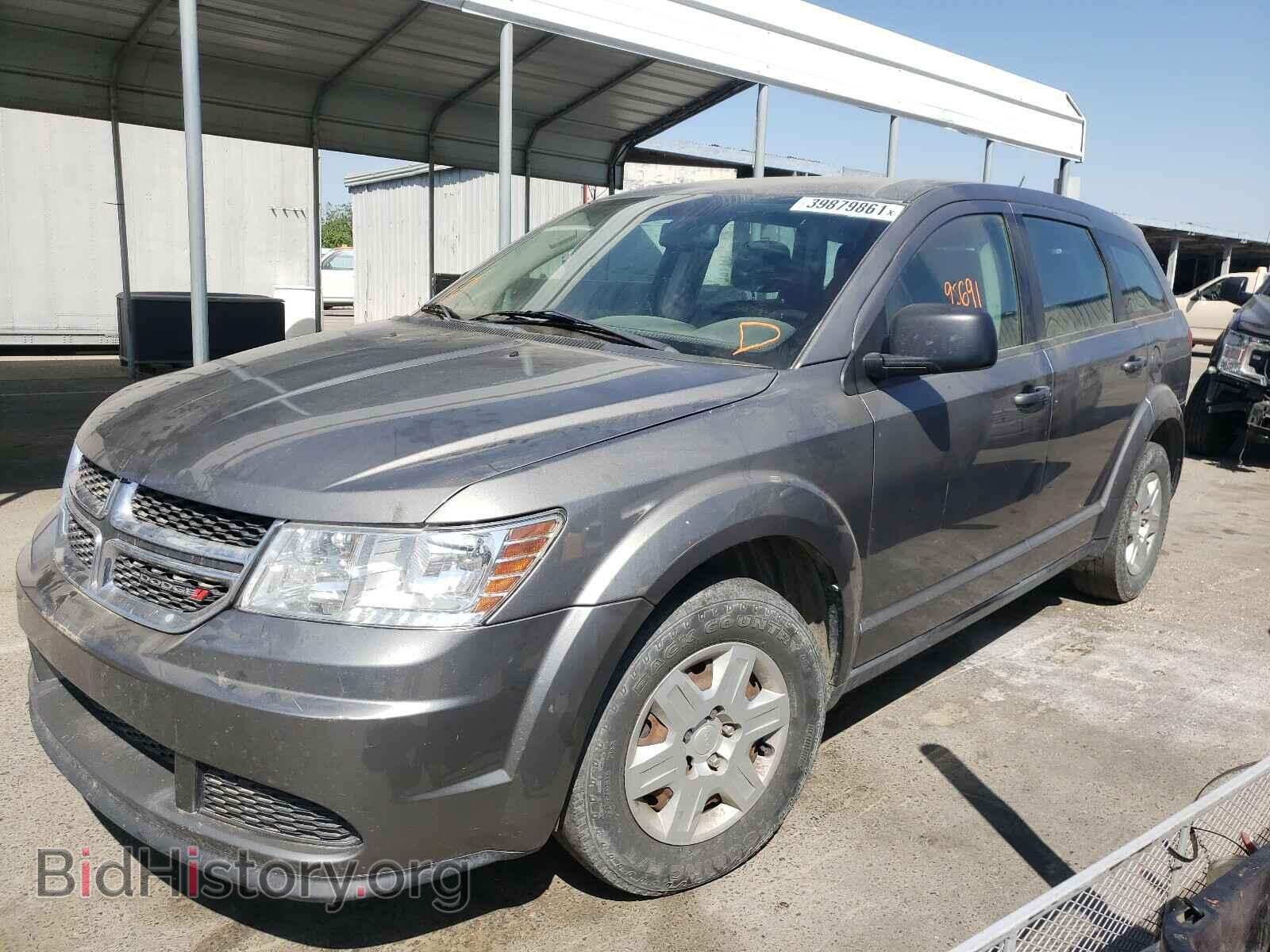 2012 DODGE JOURNEY - VIN: 3C4PDCAB5CT389553 - Фото 2