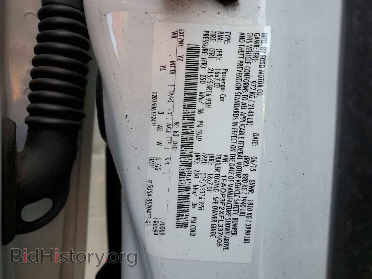 2015 FORD FOCUS - VIN: 1FADP3F2XFL337005 - Photo 12