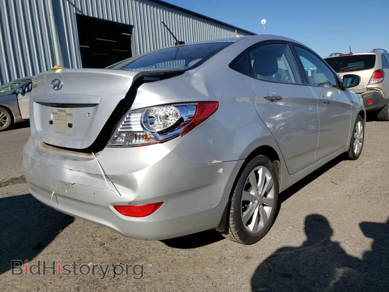 2013 HYUNDAI ACCENT - VIN: KMHCU4AE6DU275157 - Фото 4