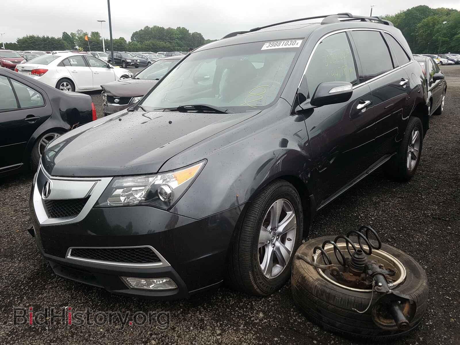 2013 ACURA MDX - VIN: 2HNYD2H20DH508201 - Фото 2