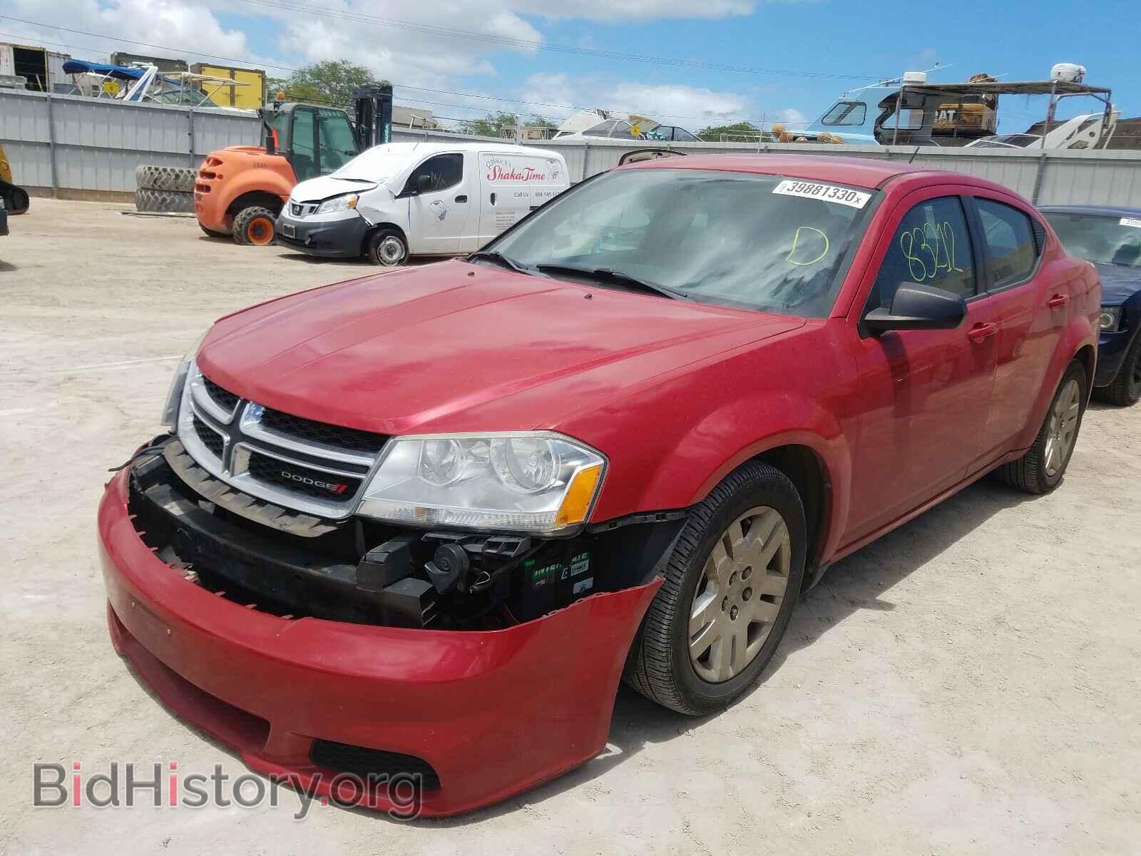 2014 DODGE AVENGER - VIN: 1C3CDZAB3EN105412 - Фото 2