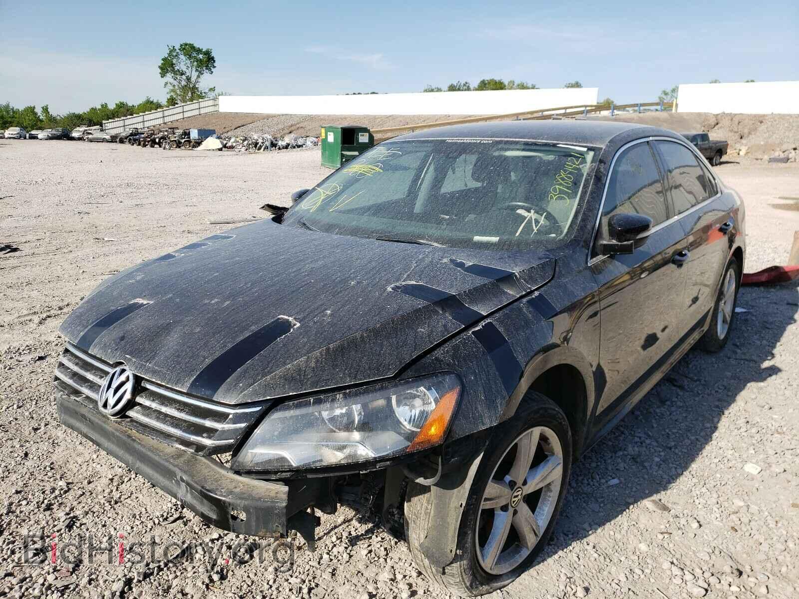 2014 VOLKSWAGEN PASSAT - VIN: 1VWBS7A35EC030442 - Фото 2