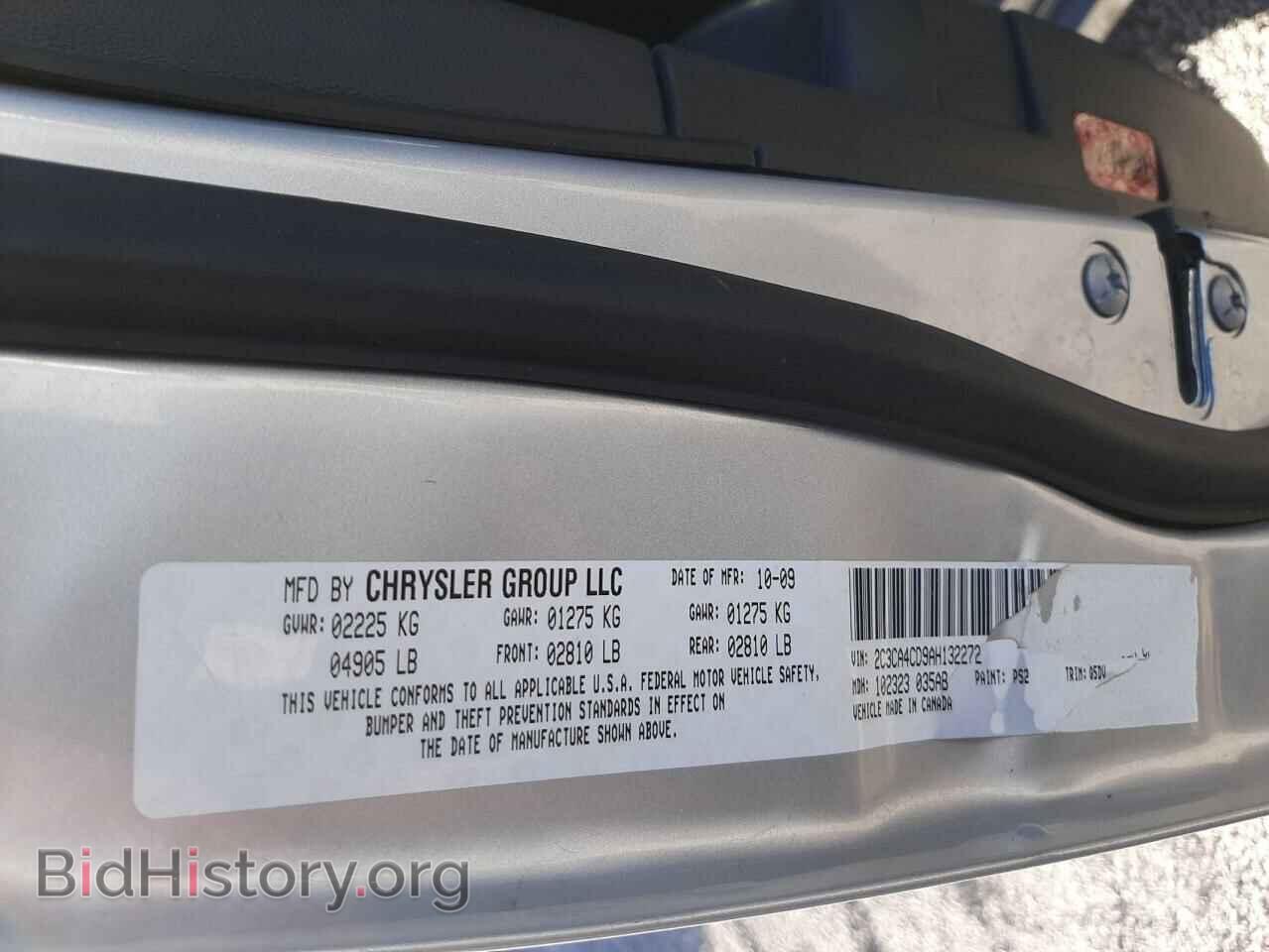 2010 CHRYSLER 300 - VIN: 2C3CA4CD9AH132272 - Фото 10