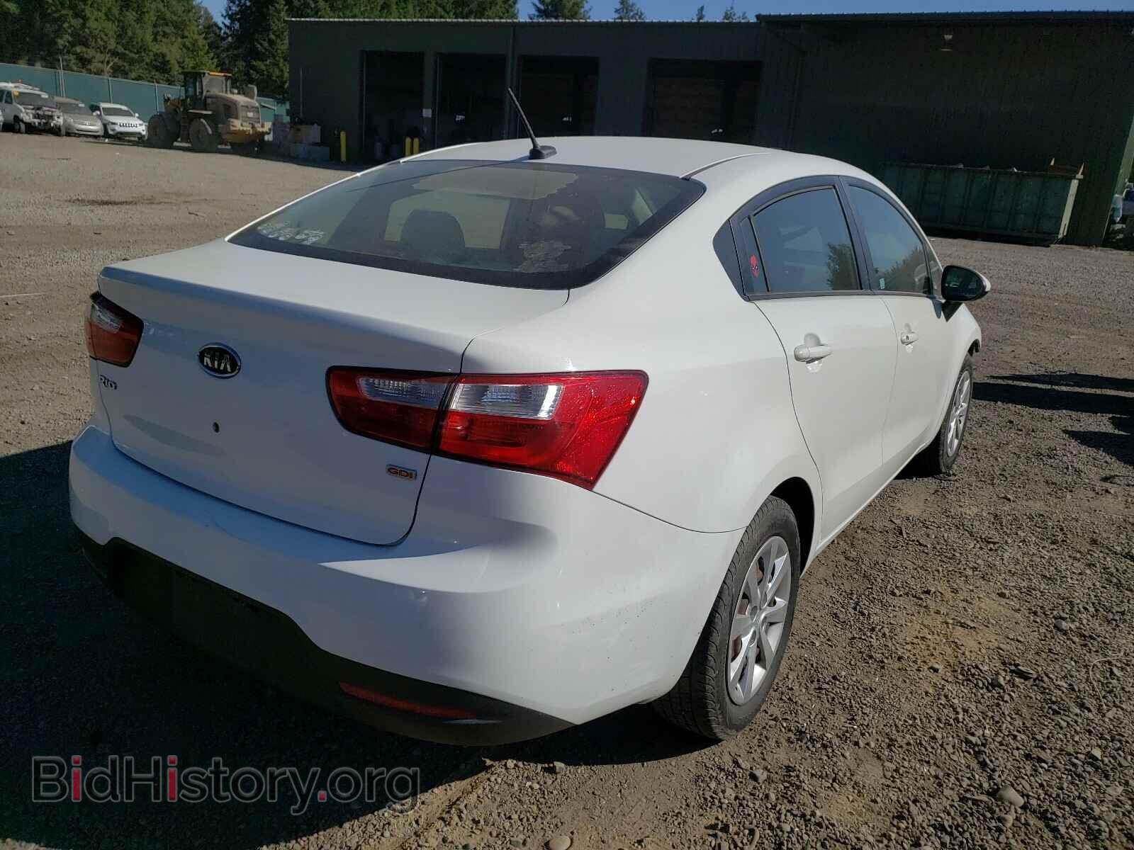 2012 KIA RIO - VIN: KNADM4A3XC6041899 - Фото 4