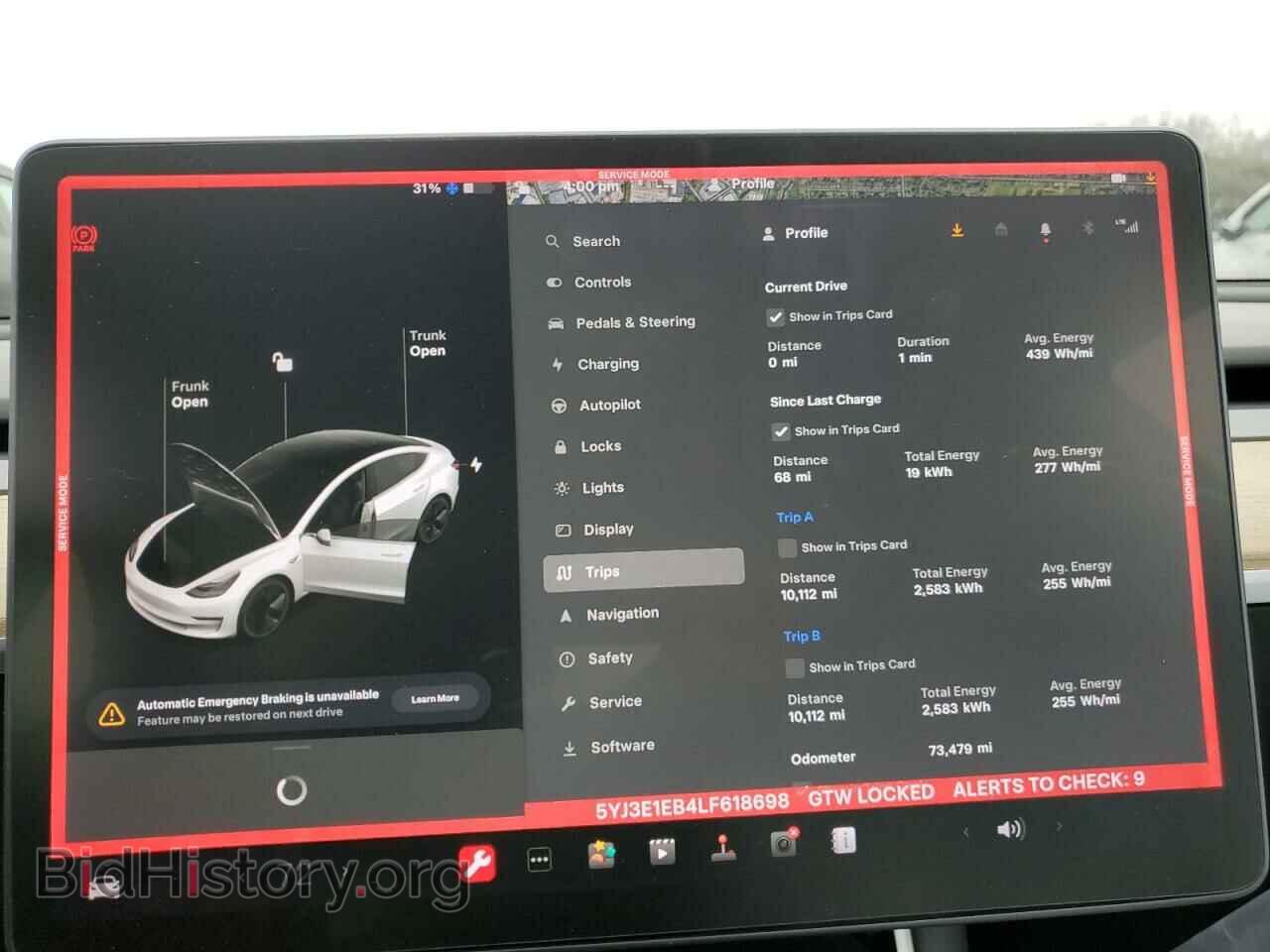 2020 TESLA MODEL 3 - VIN: 5YJ3E1EB4LF618698 - Photo 9