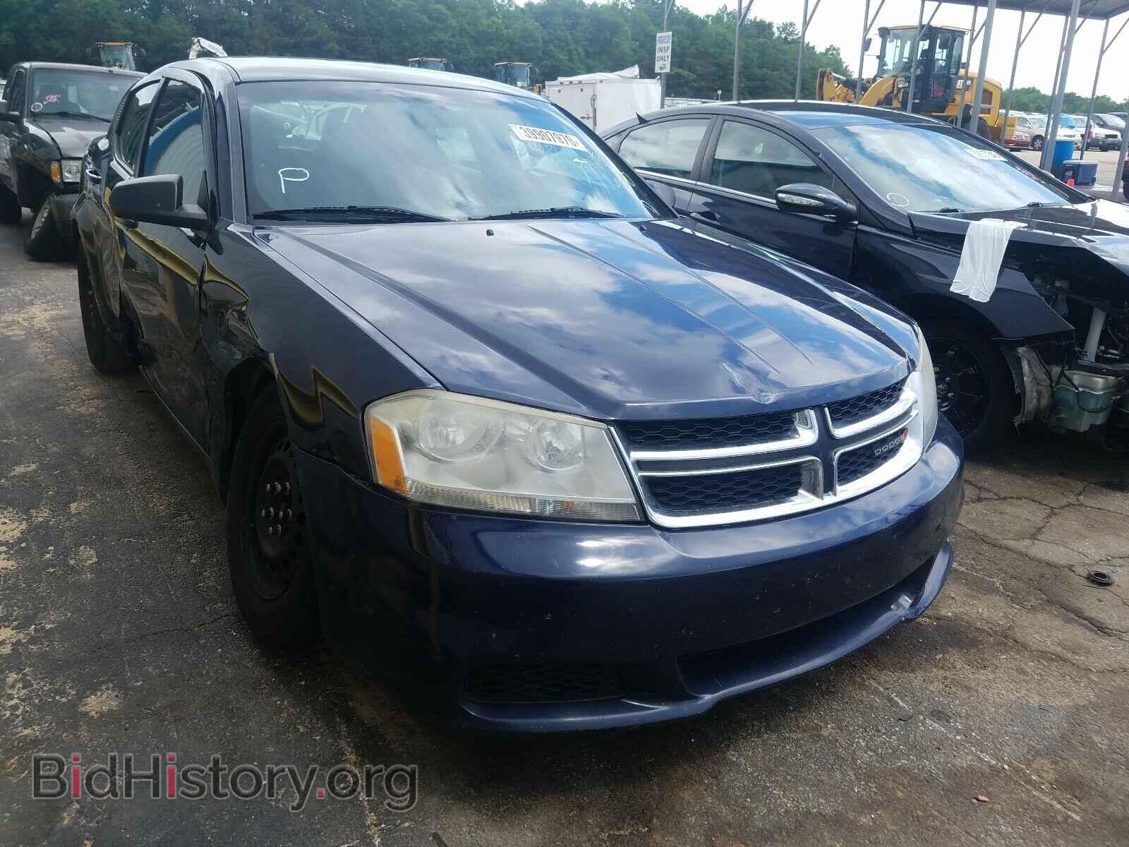 Photo 1C3CDZAB1DN627180 - DODGE AVENGER 2013