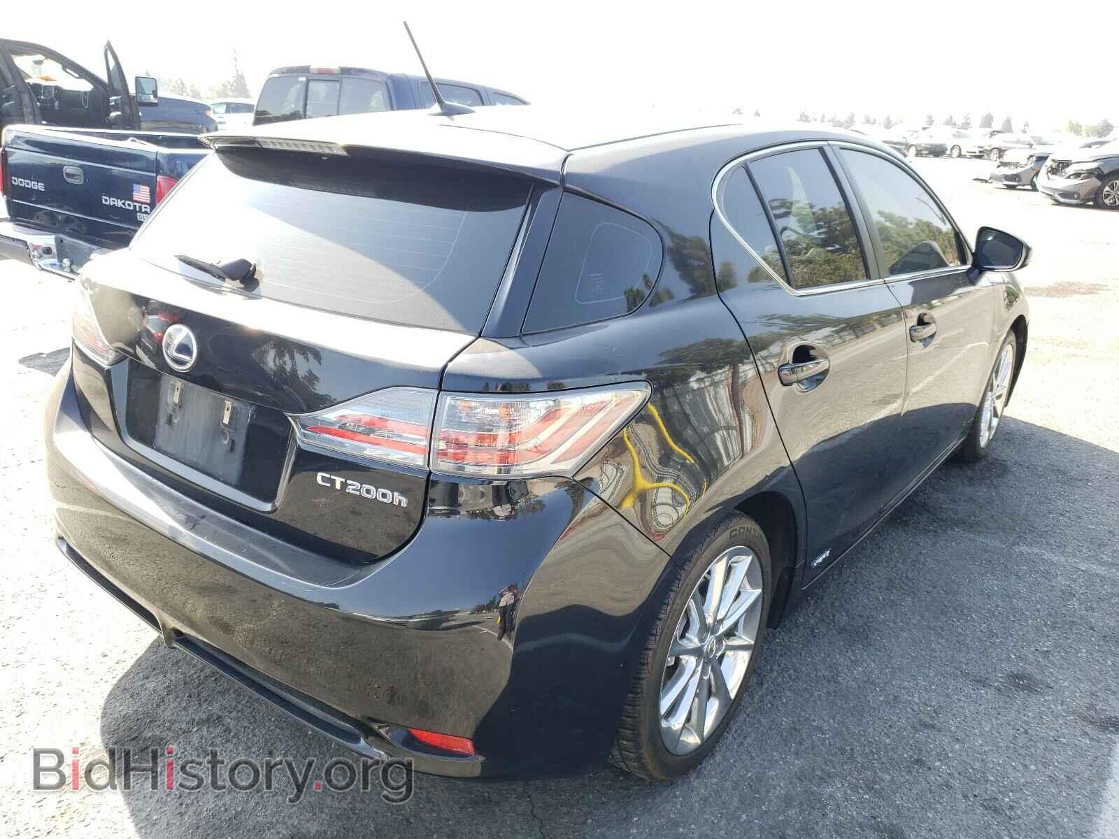 2013 LEXUS CT 200 - VIN: JTHKD5BH9D2169424 - Фото 4