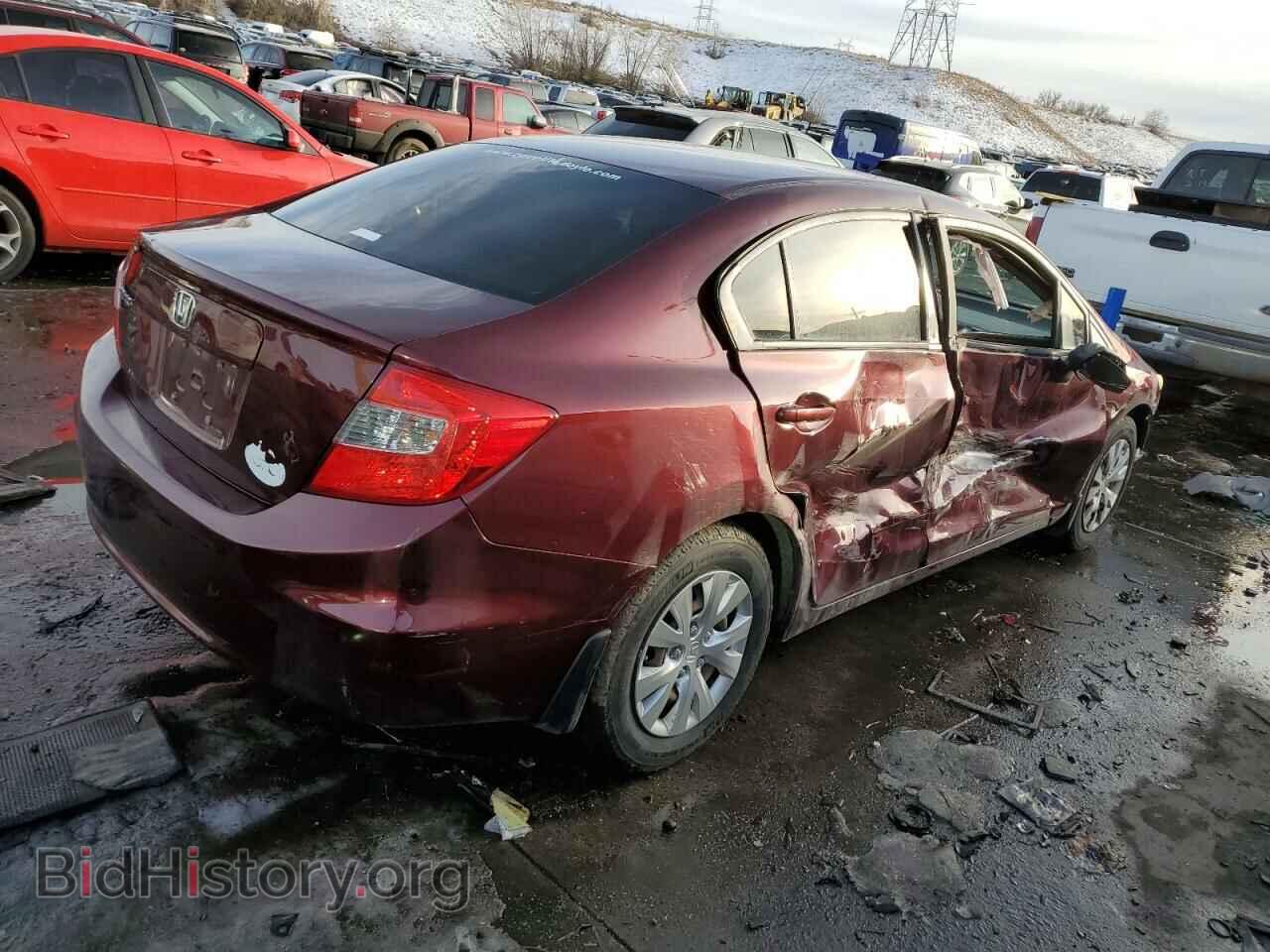 2012 HONDA CIVIC - VIN: 19XFB2F5XCE075741 - Фото 3