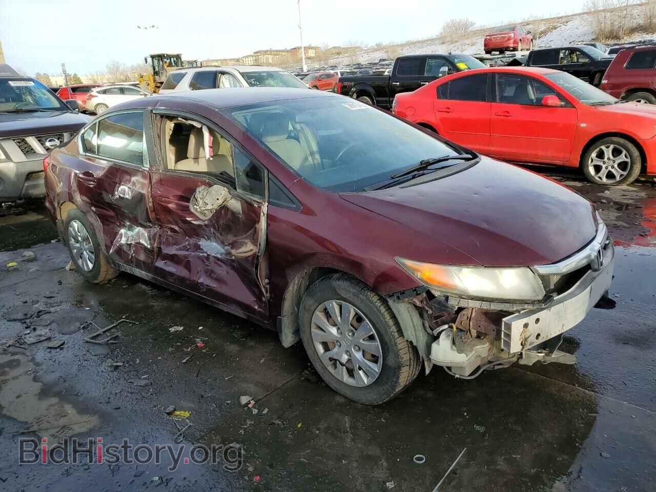 2012 HONDA CIVIC - VIN: 19XFB2F5XCE075741 - Фото 4