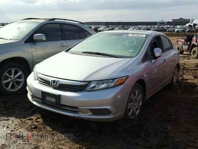 2012 HONDA CIVIC - VIN: 2HGFB2F94CH519950 - Фото 2