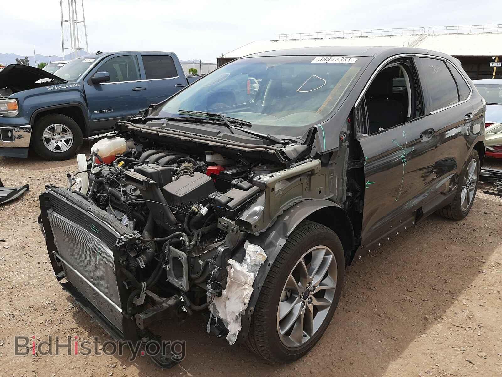 2015 FORD EDGE - VIN: 2FMTK3K89FBB92694 - Фото 2