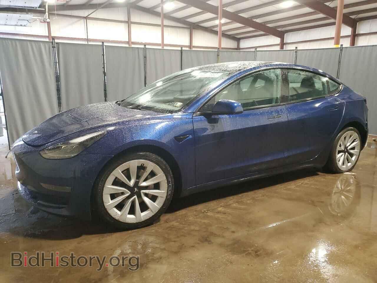 Photo 5YJ3E1EA3NF186406 - TESLA MODEL 3 2022