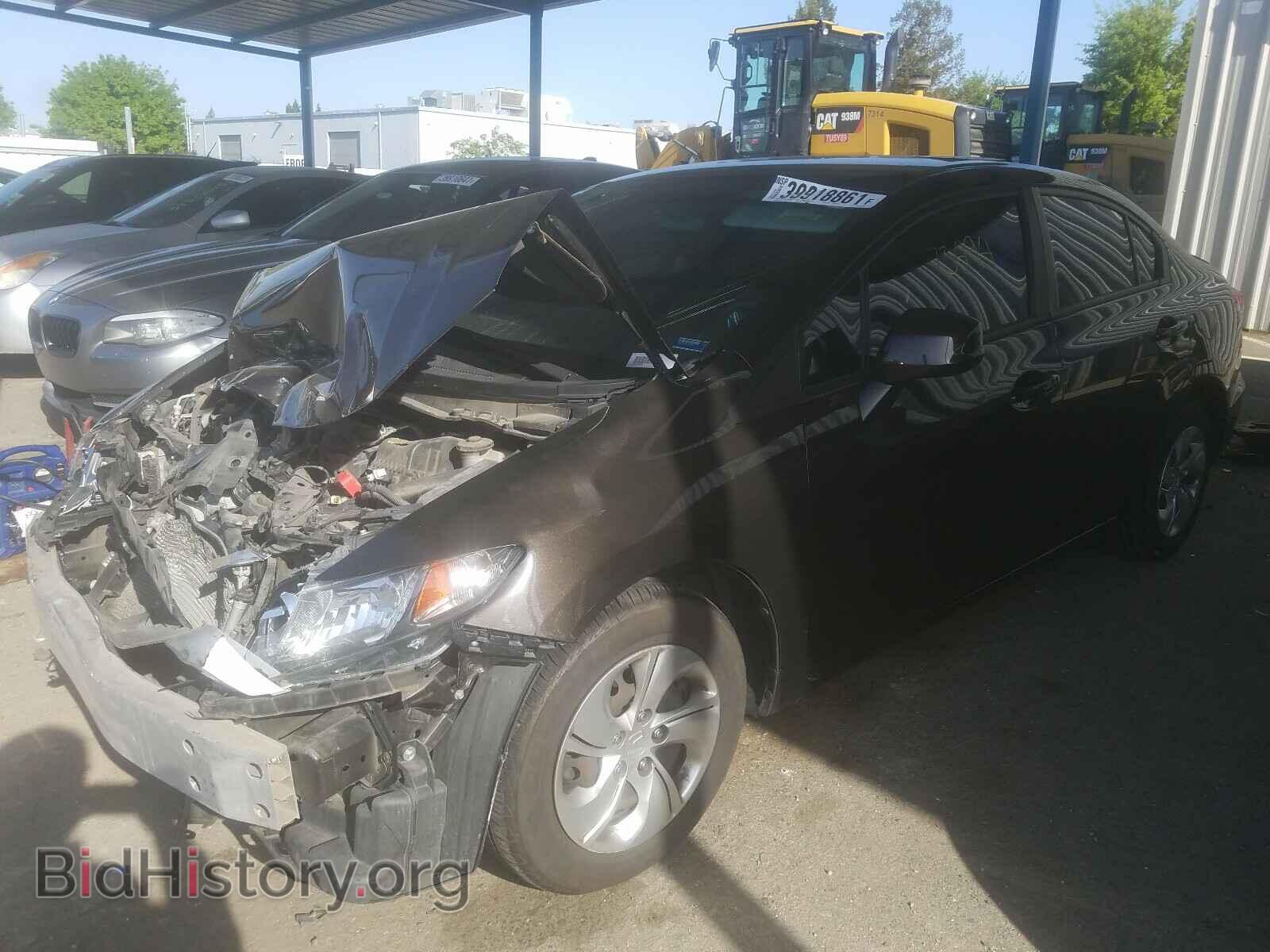 2013 HONDA CIVIC - VIN: 19XFB2F56DE057402 - Фото 2