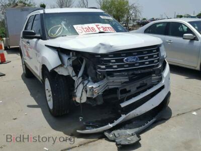 2016 Ford EXPLORER, white — VIN 1FM5K7B8XGGB79480, Copart