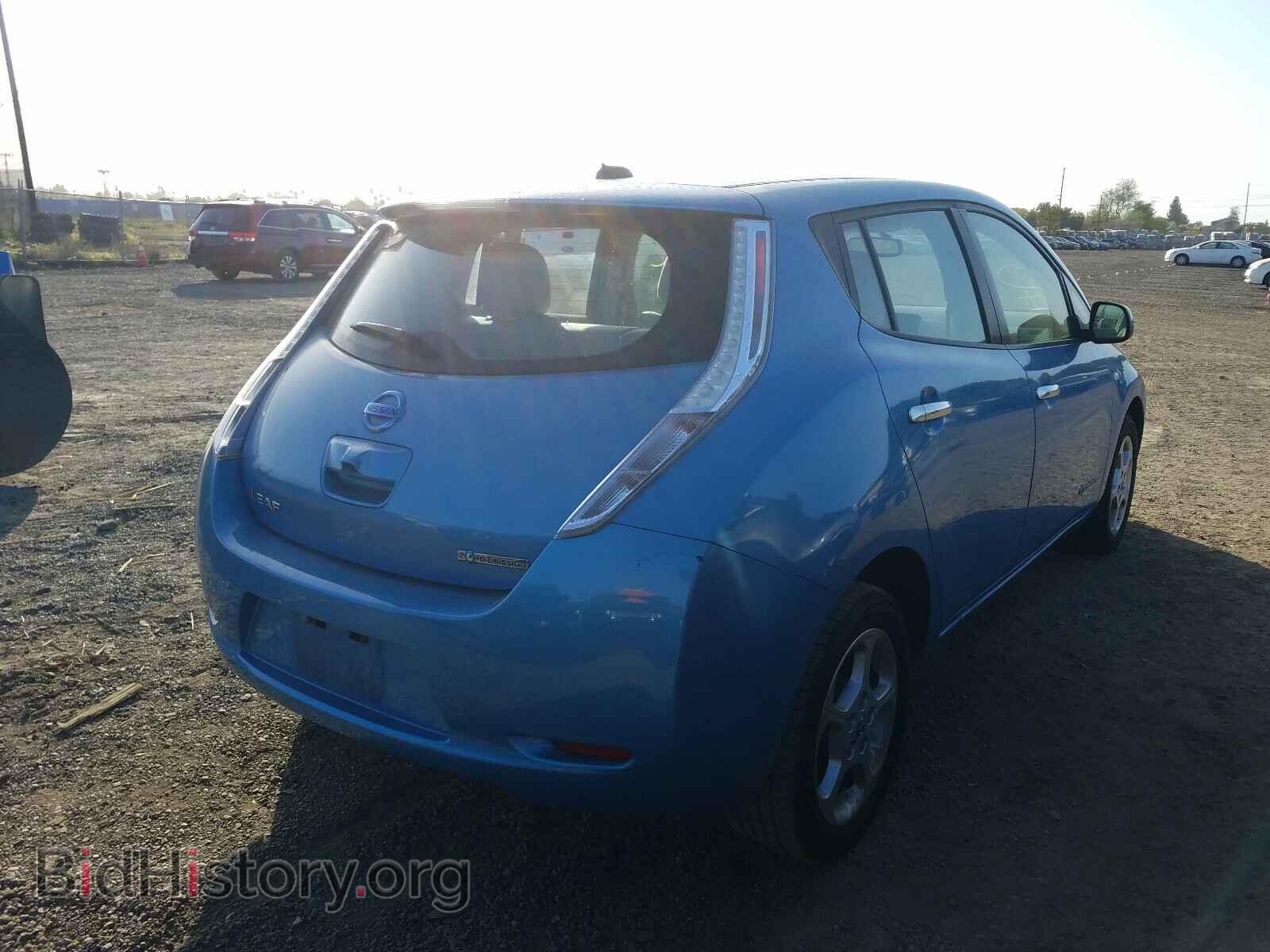 2012 NISSAN LEAF - VIN: JN1AZ0CP2CT021358 - Фото 4