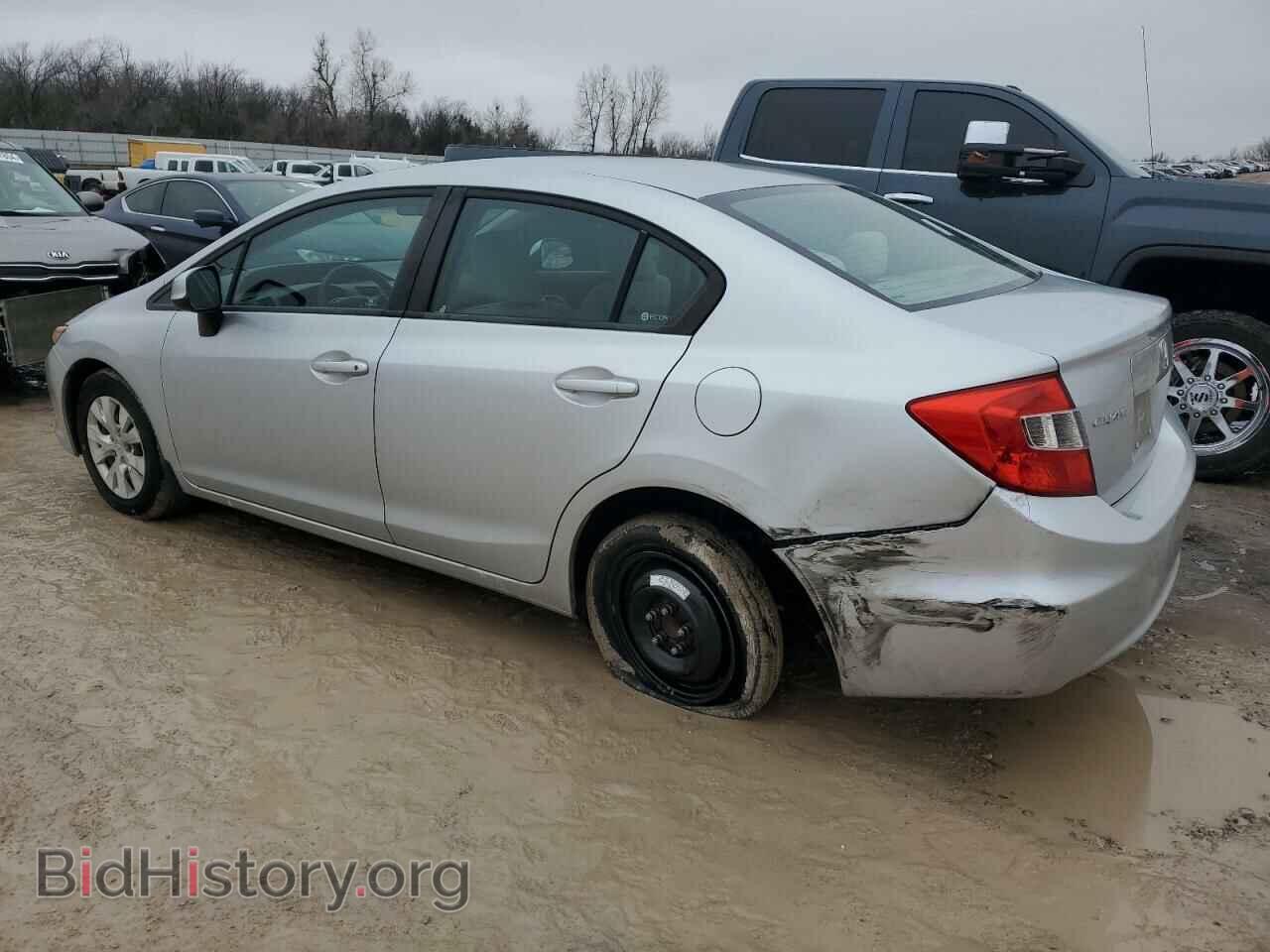 2012 HONDA CIVIC - VIN: 2HGFB2F50CH595887 - Фото 2