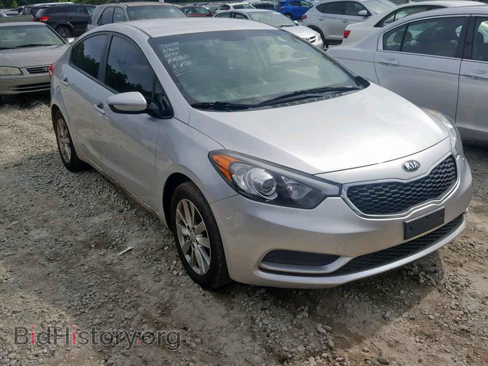 Фотография KNAFX4A67E5236295 - KIA FORTE LX 2014
